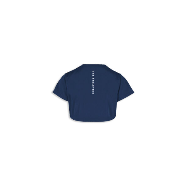 Racer Navy Crop Top