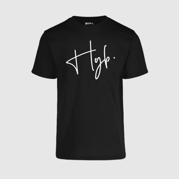 Cursive HYB Black Tee