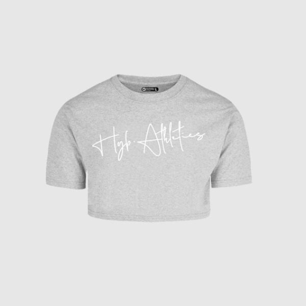Brand Gray Crop Top