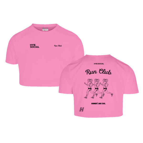 Girls Crew Pink Crop