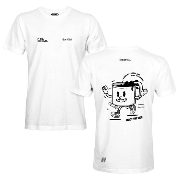 Coffee Run White Tee