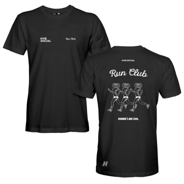 Girls Crew Black Tee