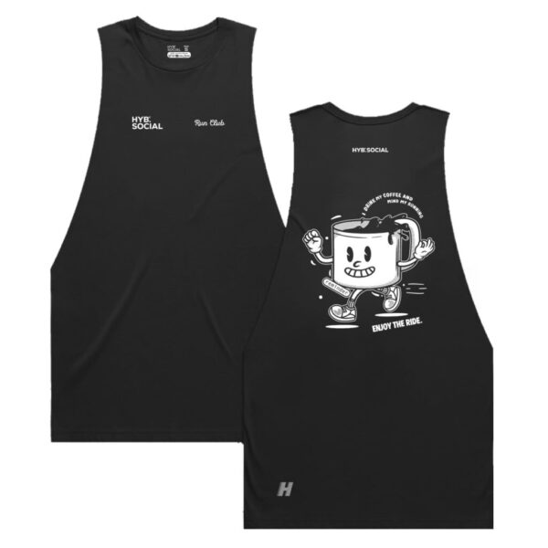 Coffee Run Black Tank