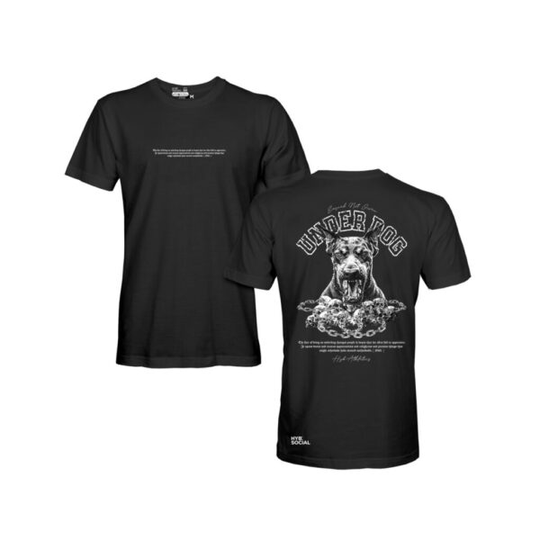 Under Dog Black Tee