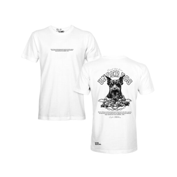 Under Dog White Tee