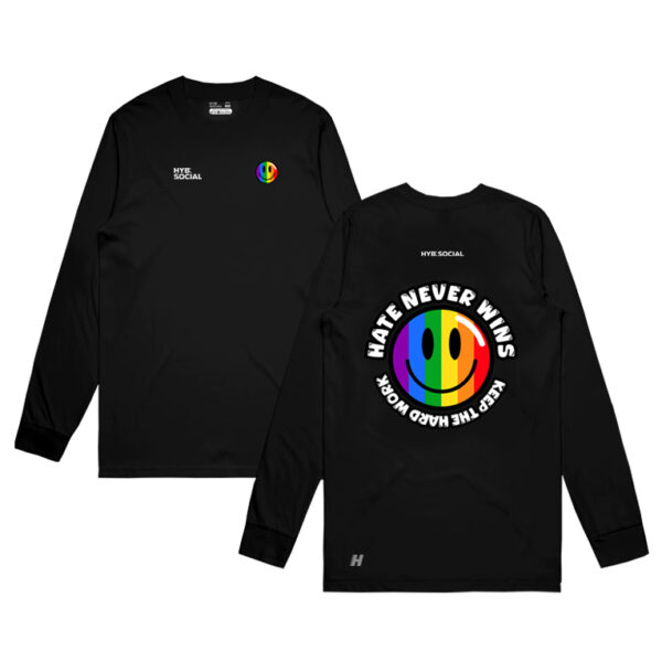 Rainbow Black Sleeve