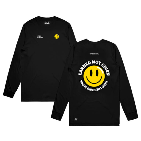 Smile Black Sleeve