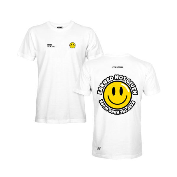 Smile White Tee