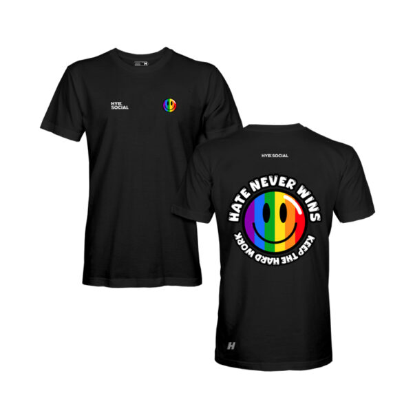 Rainbow Black Tee