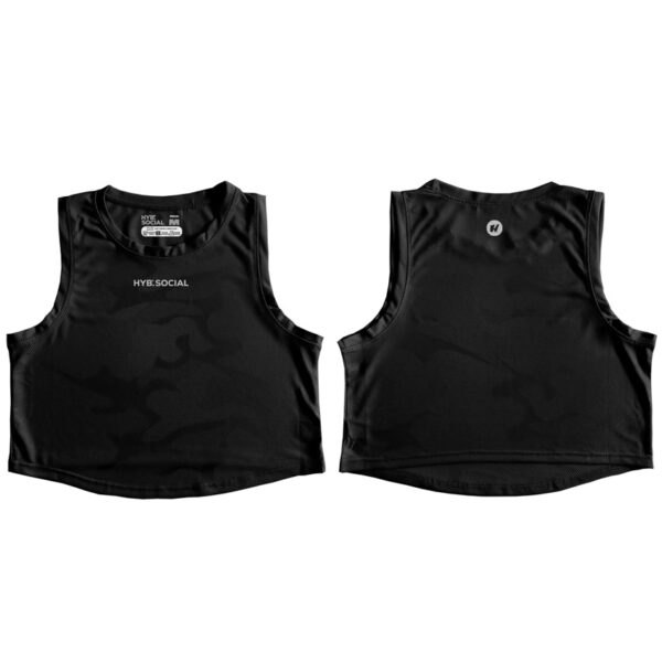ELITE Black Camo Crop