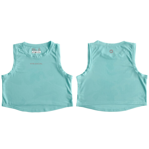 ELITE Mint Camo Crop