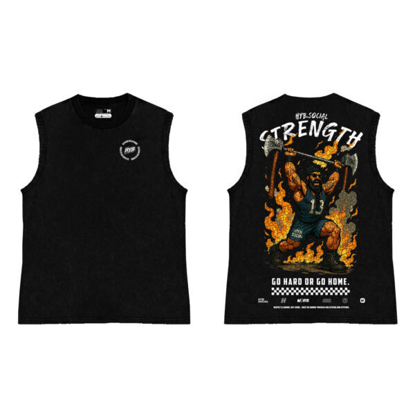Strength Black Tank