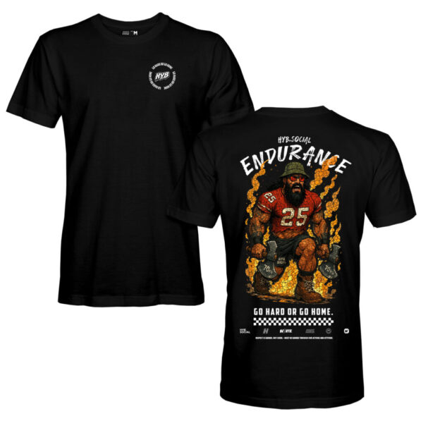 Endurance Black Tee