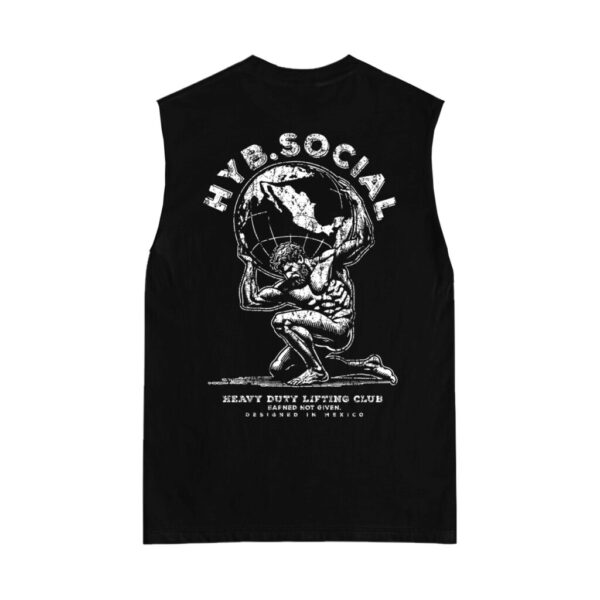 Vintage STRONG MAN Black Tank