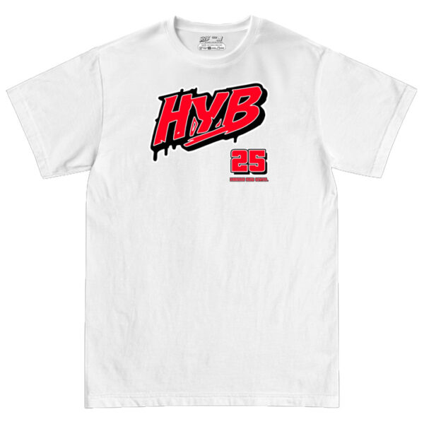 Train Tee White Red