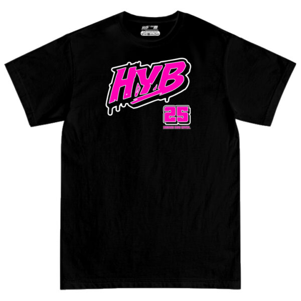 Train Tee Black Pink